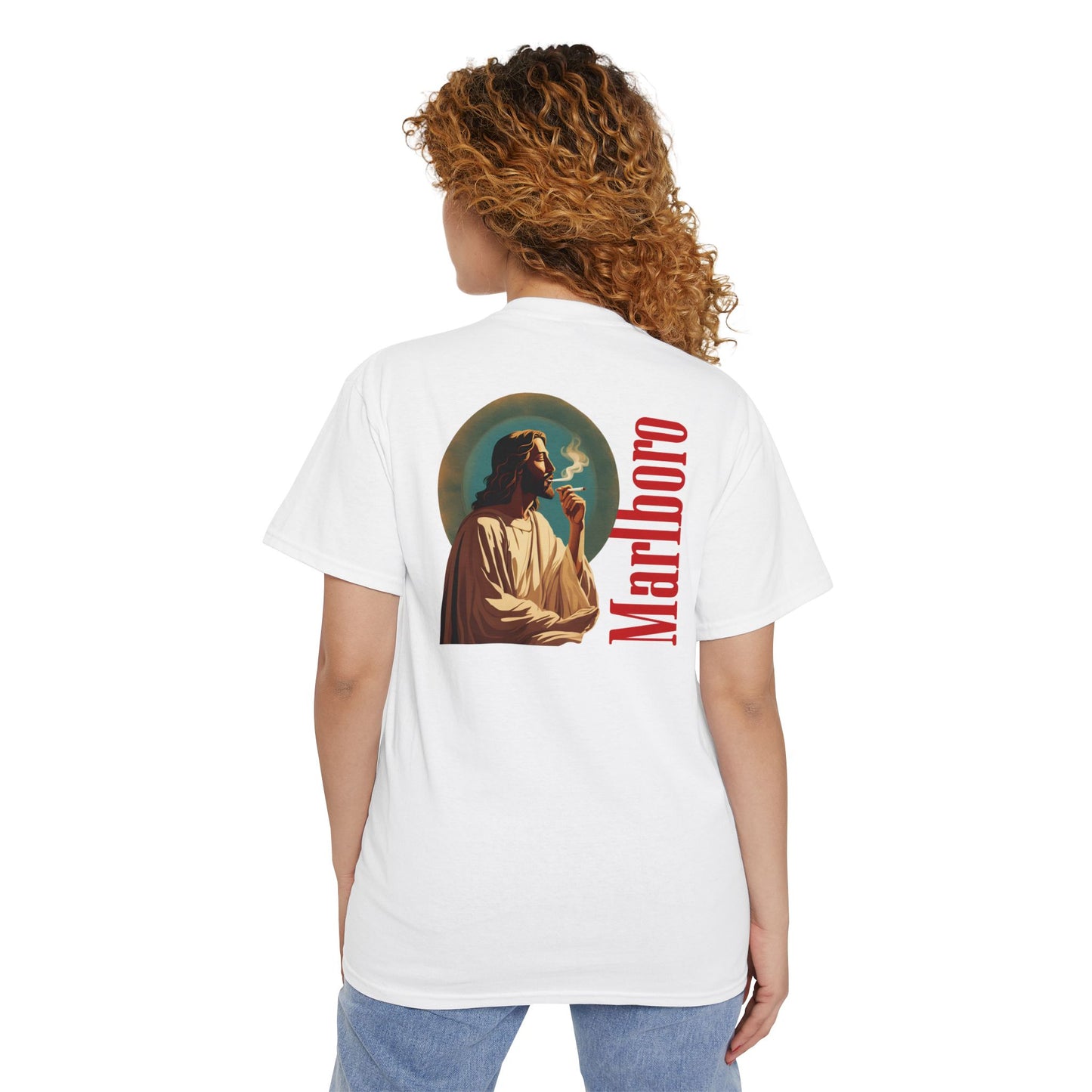 Cigarette Jesus Pocket Tee
