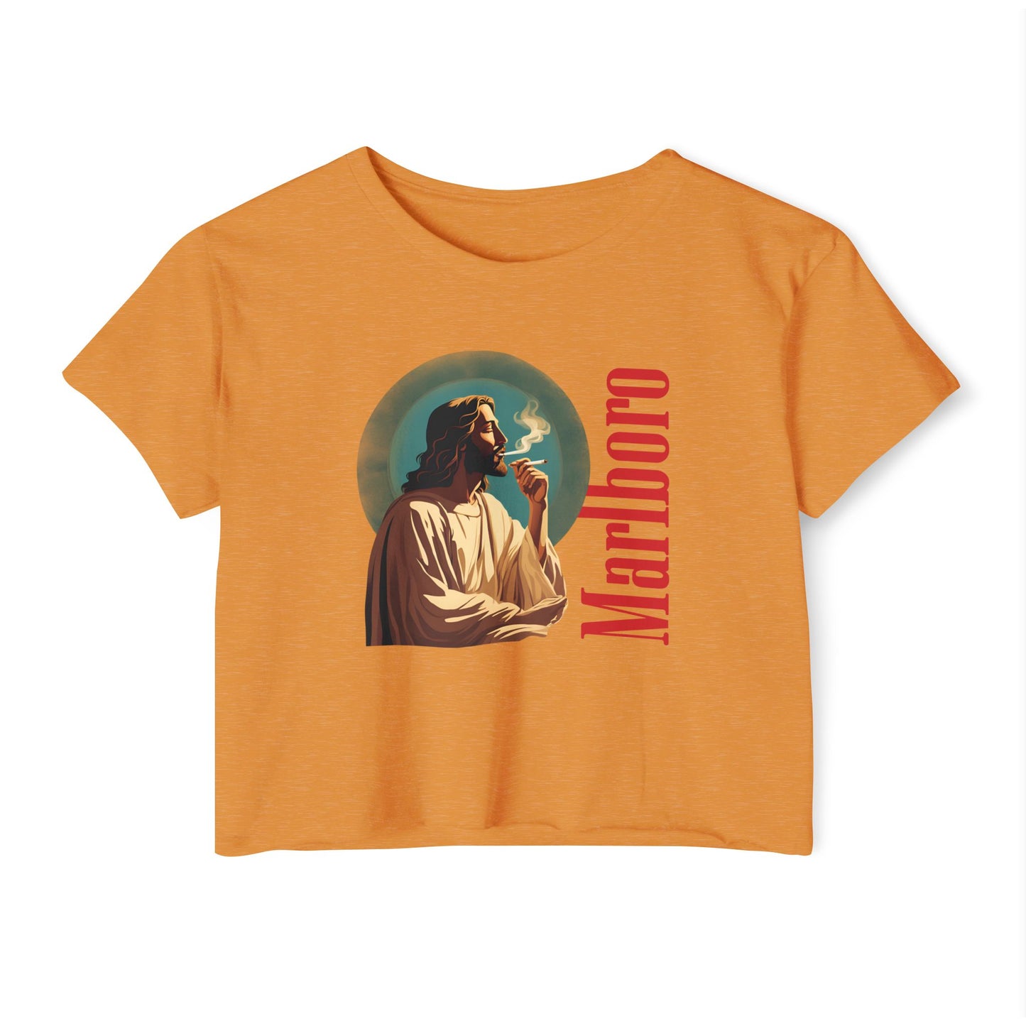 Jesus Marlboro Crop Top