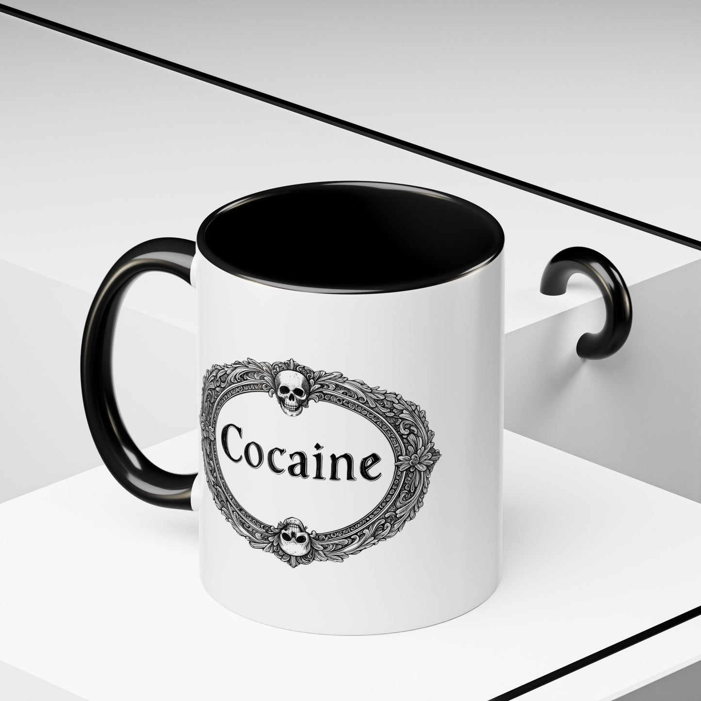 Mug - Vintage Cocaine Label Accent Coffee Mug (11, 15oz)