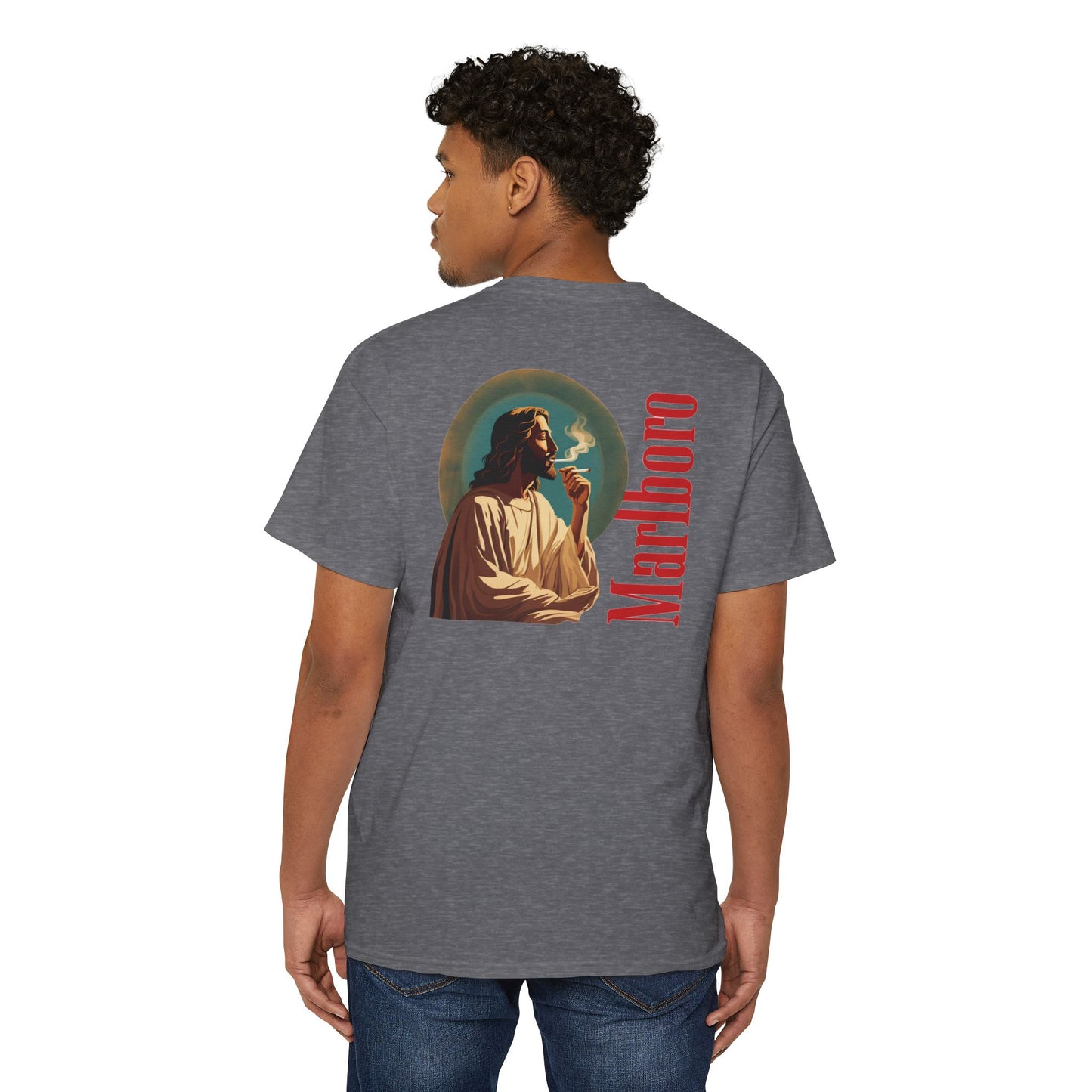 Cigarette Jesus Pocket Tee