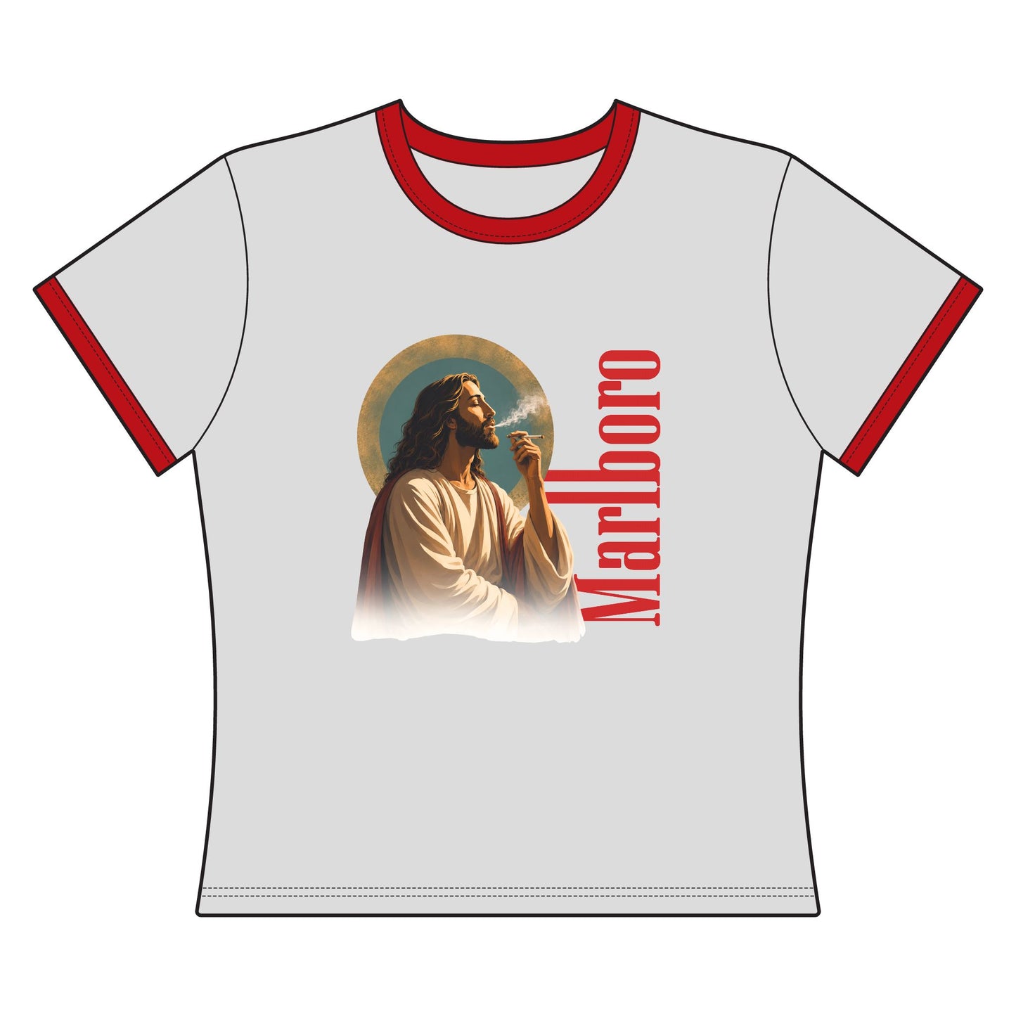 Women's Ringer Tee Marlboro