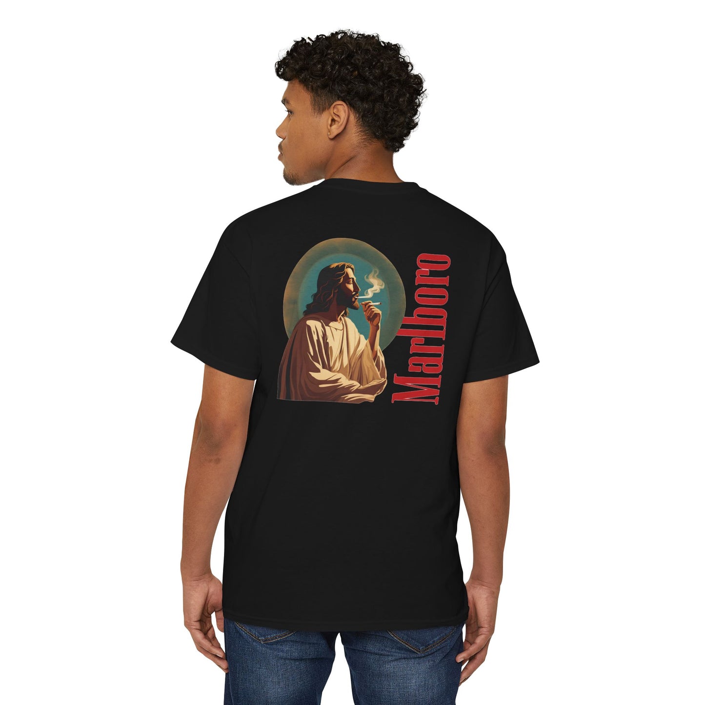 Cigarette Jesus Pocket Tee