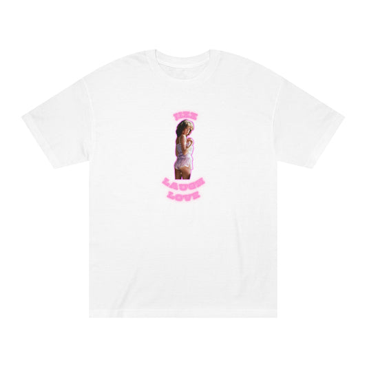 Funny 'Live Laugh Love' Parody Tee — Humorous Classic T-Shirt