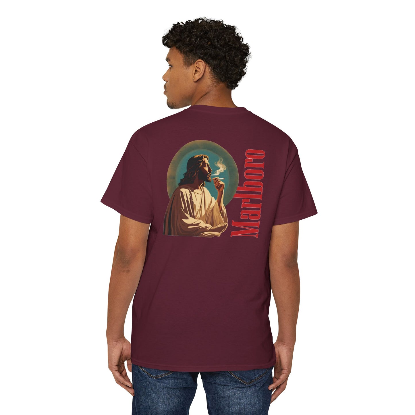 Cigarette Jesus Pocket Tee