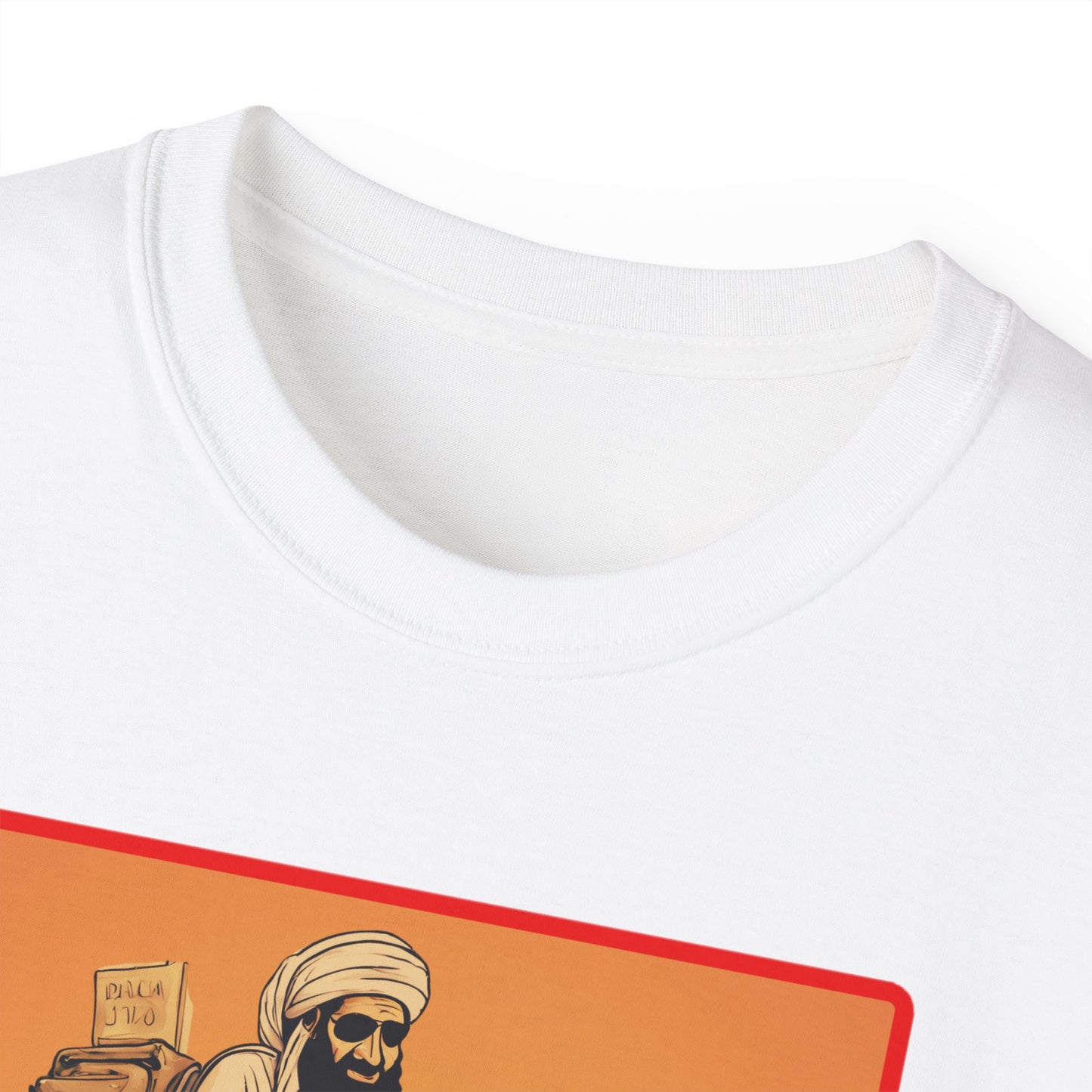 Graphic Tee - Osama Bin Laden Riding a Motorcycle