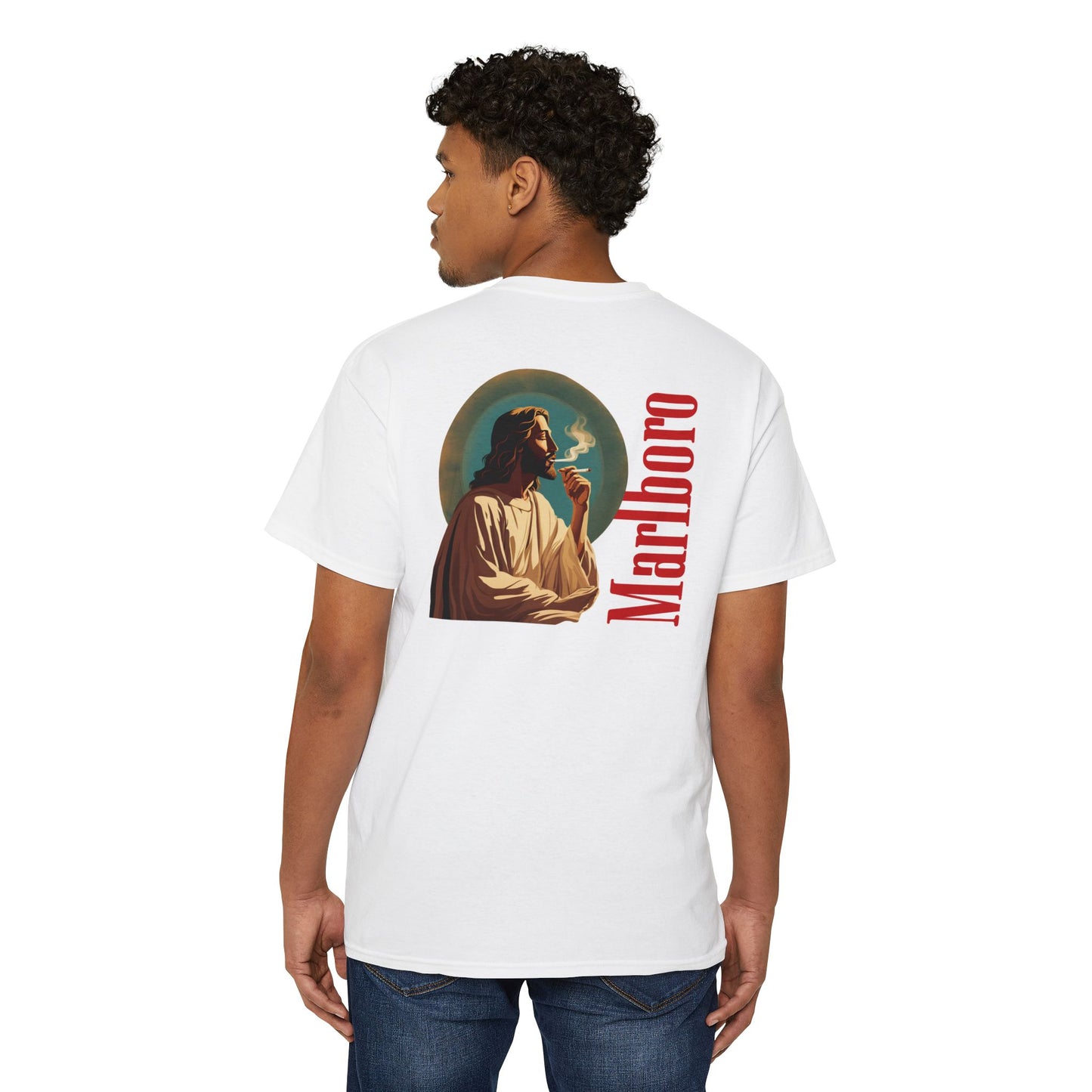 Cigarette Jesus Pocket Tee